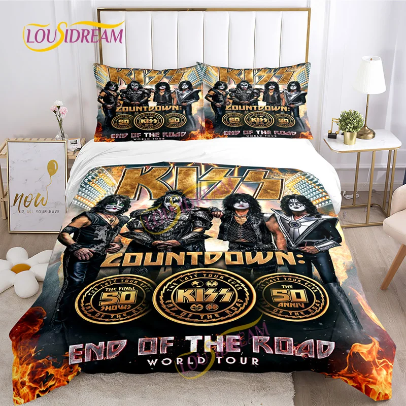 Rock Kiss Metal Band 3D Printed Duvet Cover Set Twin Full Queen King Size  Bedding Set Bed Linens Bedclothes for Young - AliExpress