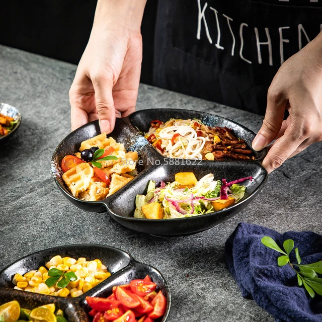 Assiette Repas Amincissante Compartimentée De Style Japonais - Temu France