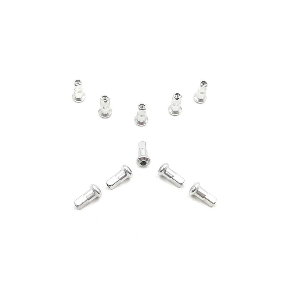 4R Internal Spoke Nipples 14G Gauge FG 2.3 Thread 10.5mm MTB Road Bike Round Head Brass Aluminum Alloy