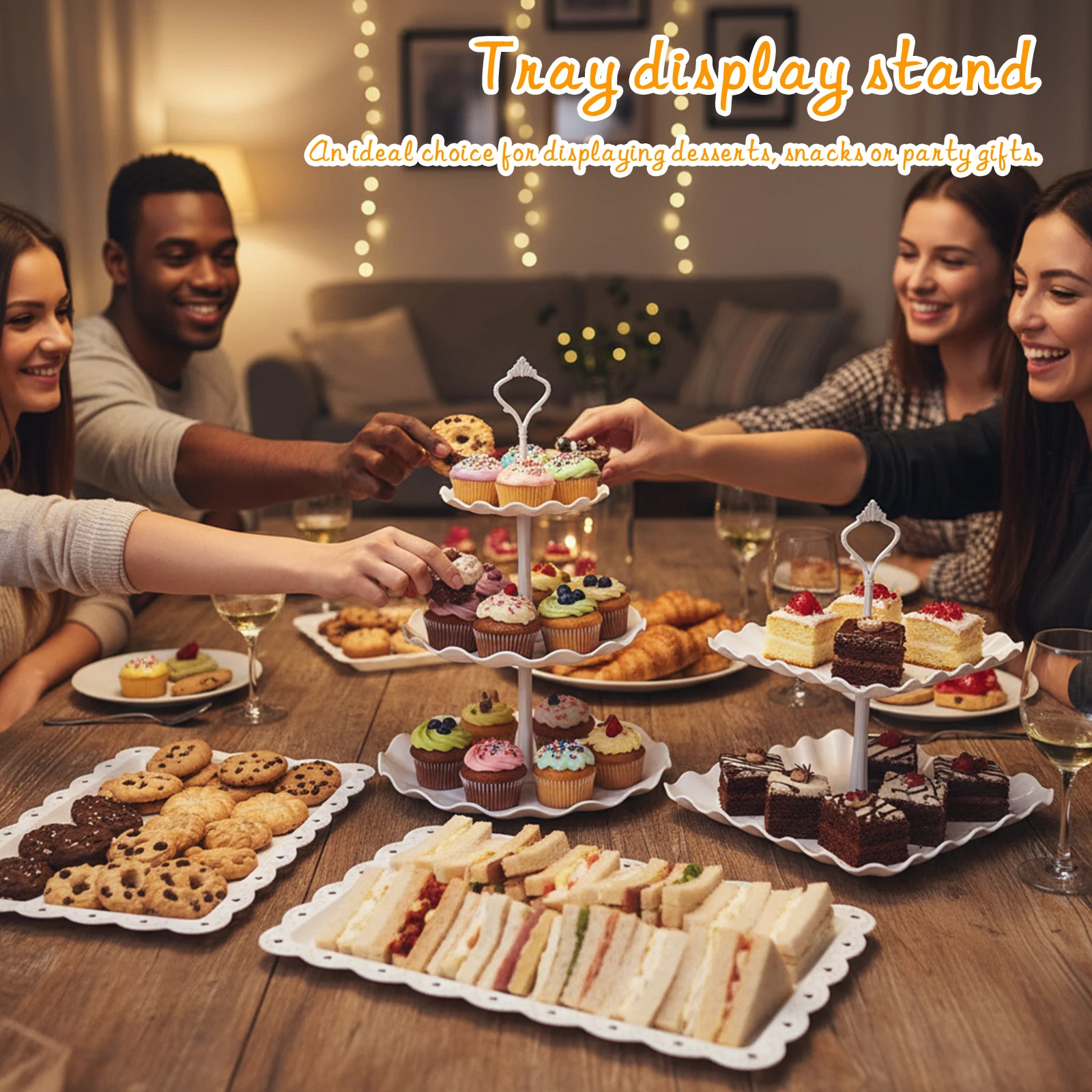 10 Pcs dessert table display set