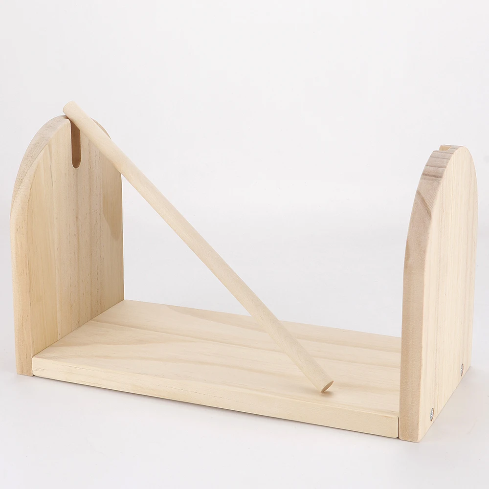Premium Wooden Yarn Ball Holder - Elegant Storage for Knitting & Crochet Supplies