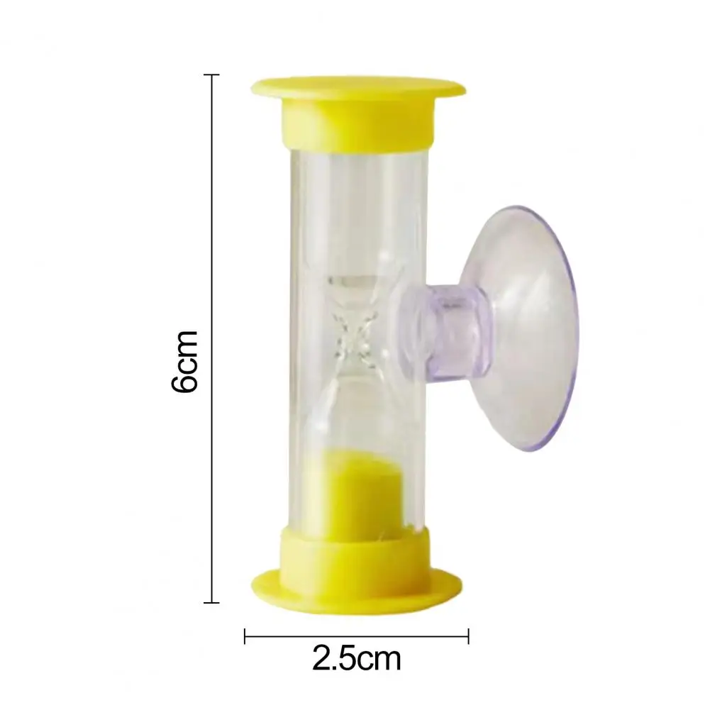 Hourglass Timer 3 Minute Hourglass Sand Timer with Suction Cup Durable Sandglass for Kids Games Classroom 6