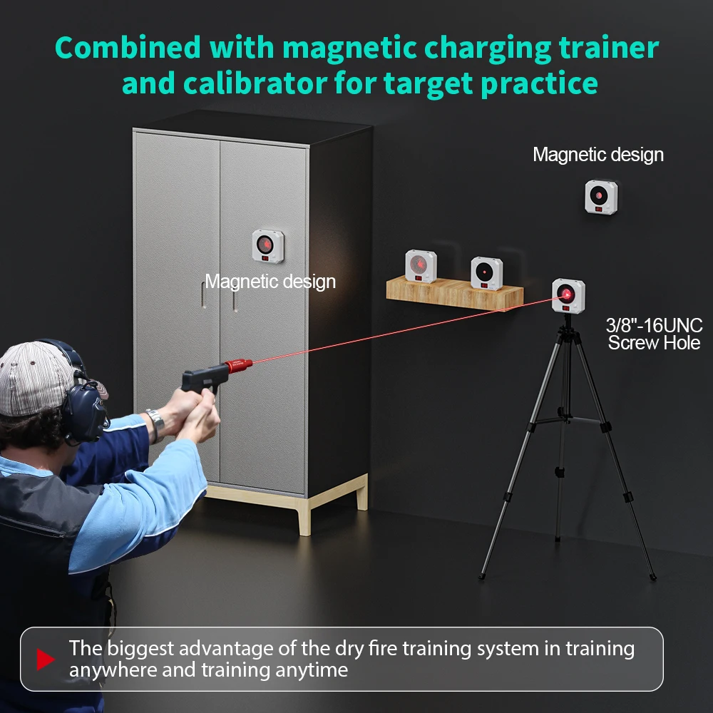Electronic target 308WIN 7.62MMX39 multifunctional combination training set, dual-use for training and calibration
