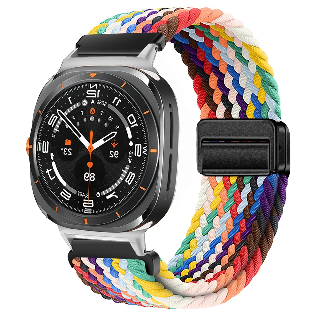 Magnetic Nylon Braided Sport Bracelet Strap