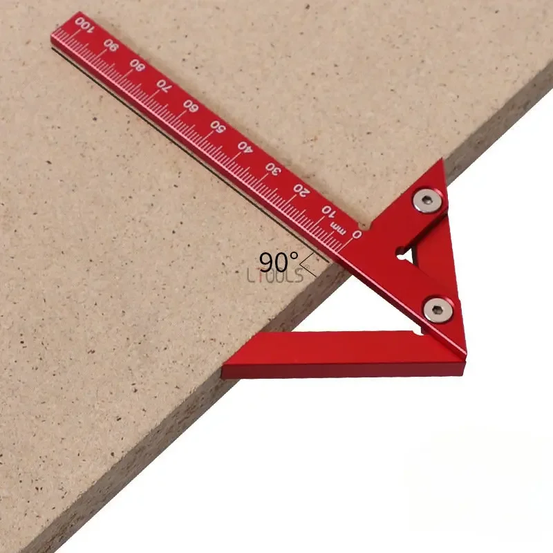 

Metric/inch Center Line Gauge Woodworking Center Drawing Line Gauge Right Angle Vertical Marking 45 Degree Angle Ruler Tools DIY