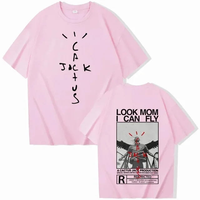 Travis Look Mom I Can Fly T-Shirts Men Scott Shirt Unisex Harajuku O-Neck Tops Short Sleeve Tshirts - Image 4