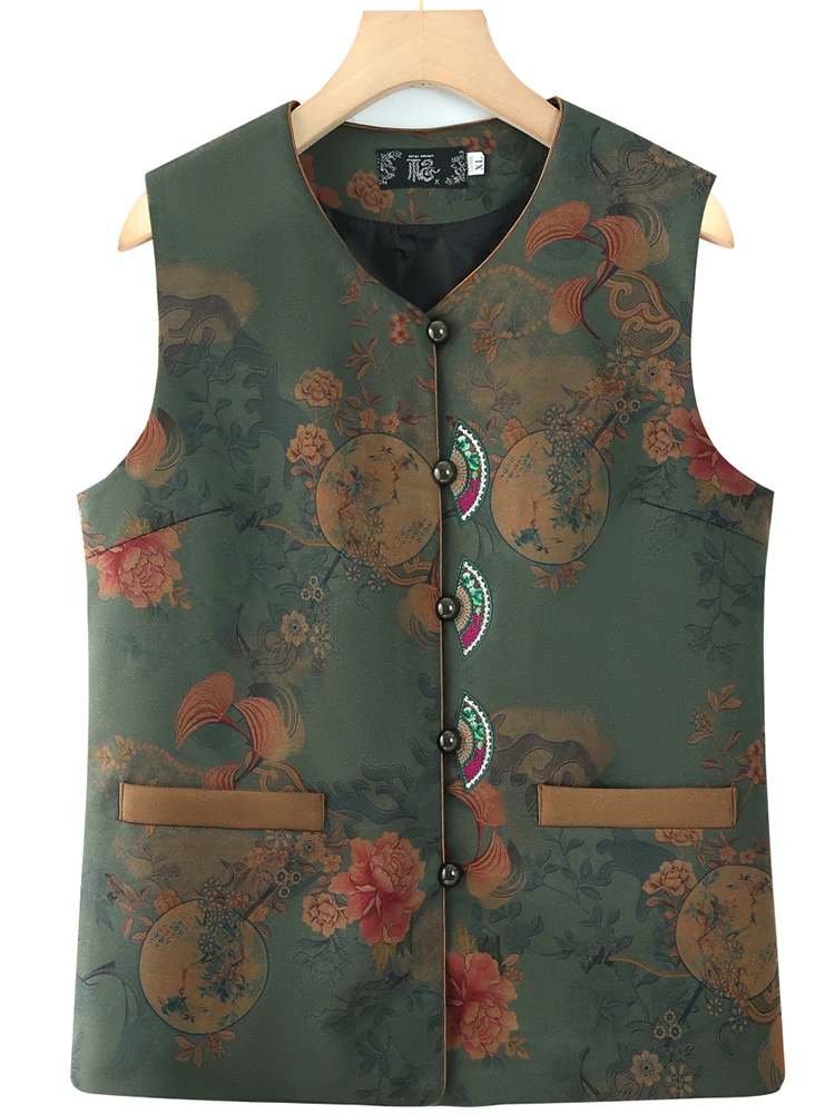 봄옷 베스트 여성용 외출용 노인용 할머니 베스트 가디건 중년 여성 의류 봄옷 베스트 베스트 베스트