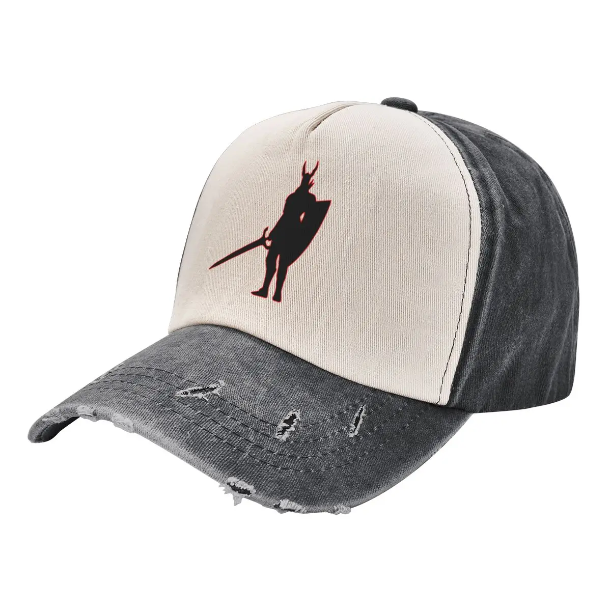

Black Dark Knight Souls Gaming Video Game Soulsborne Baseball Cap Hat Luxury Brand sun hat Women Caps Men's