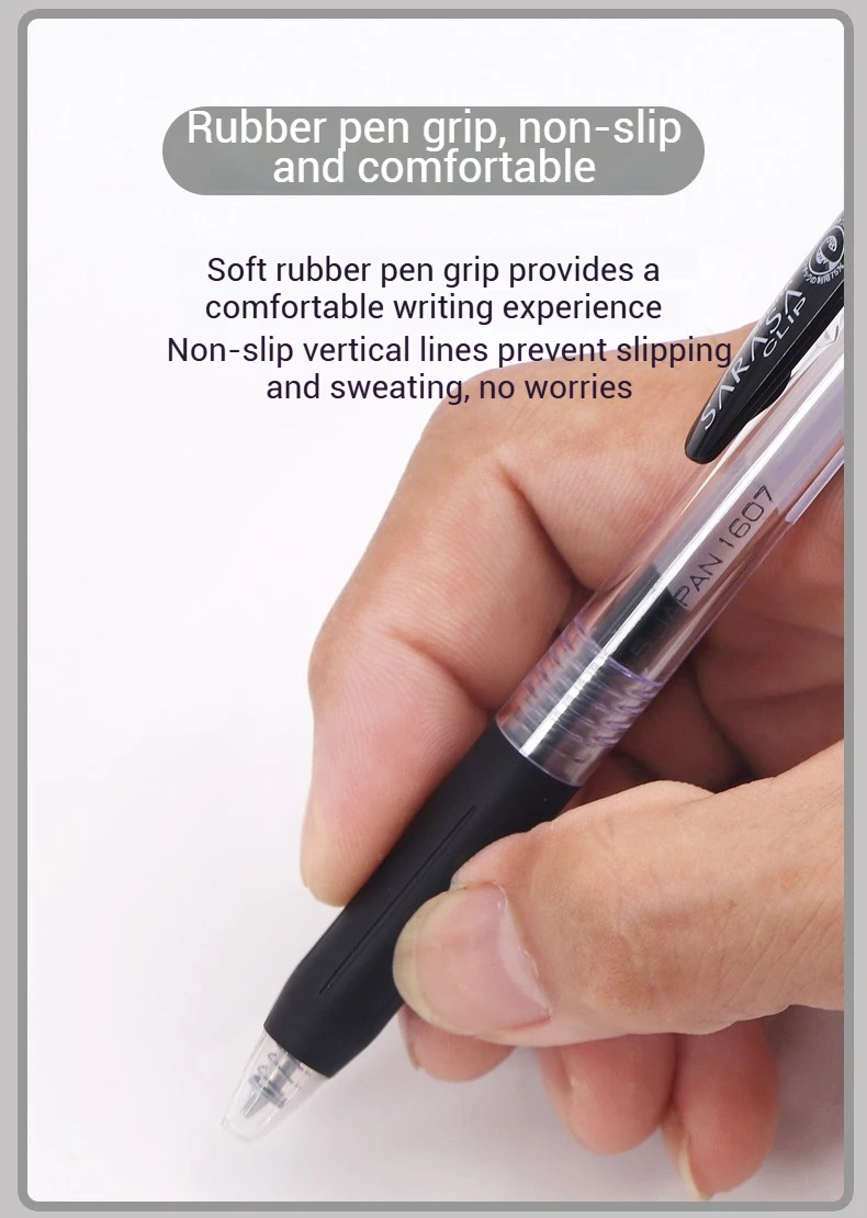 ZEBRA JJ15 Verschiedene 4-Farben-Tinten-Gelstifte, SARASA einziehbarer Stift 0,5 schnell trocknendes und glattes Schreiben für Hausaufgaben, Prüfung, japanische Unterzeichnung – Detail 6