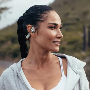 Wireless Air Conduction Earphones Noise Reduction Bluetooth-Compatible Fitness Headphone for Workouts Running Driving