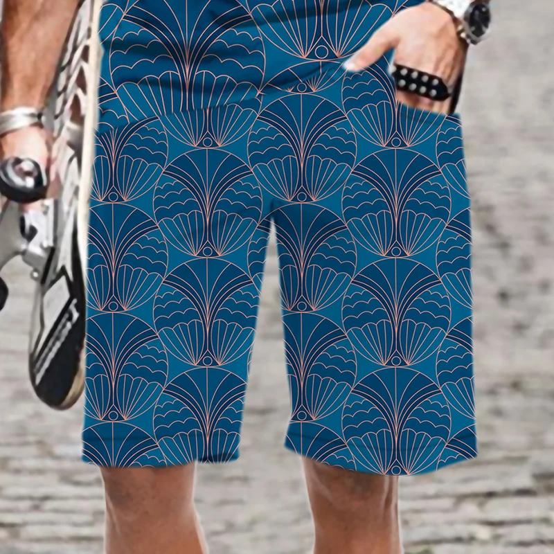 

Men's Shorts Man Persian Pattern Cool Mens Clothing Swimsuit Elastic Waist Swimming Beach Casual Fashion Loose Quick Dry Funny