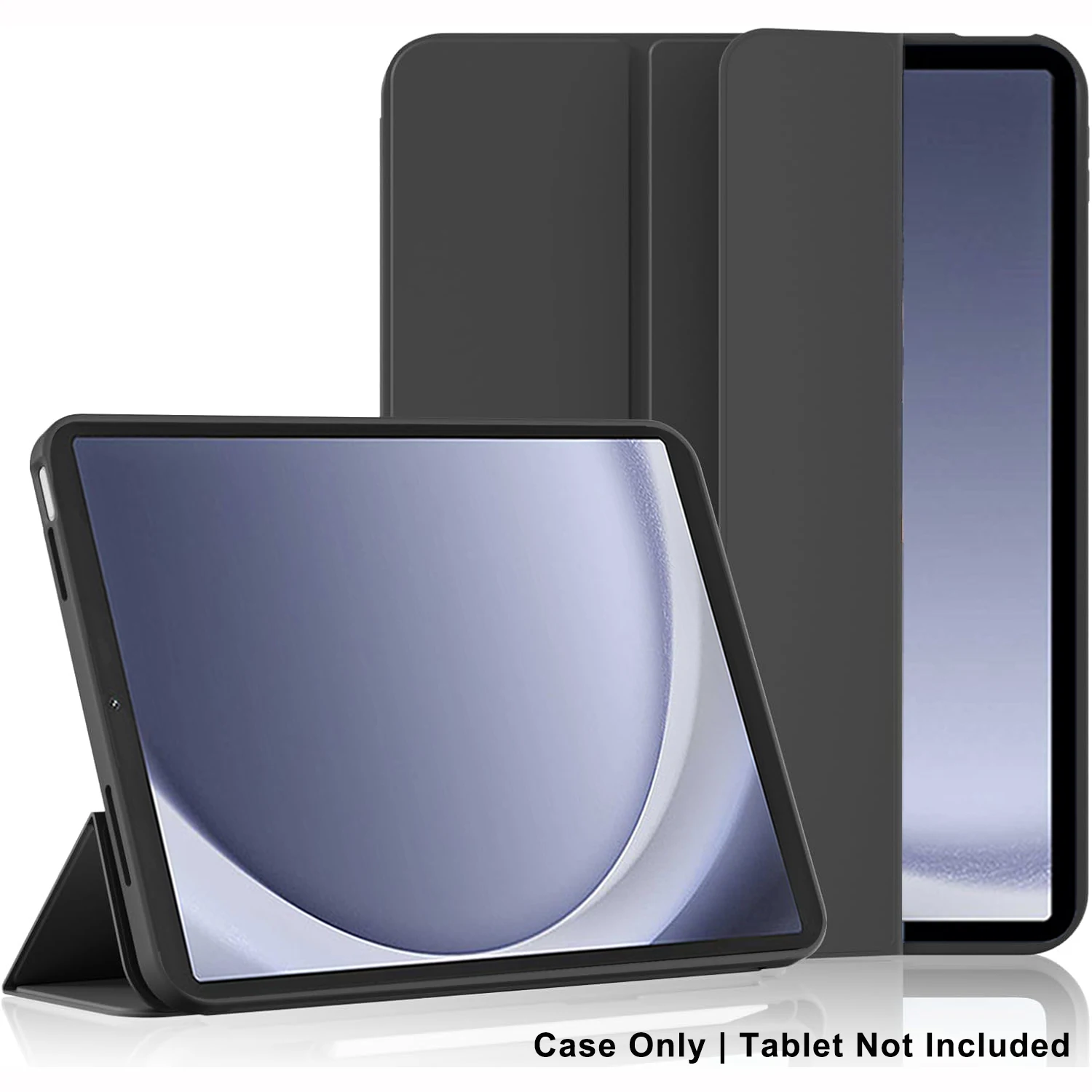 Premium Tri-Fold Flip Case - Magnetic Stand PU Leather Protective Cover