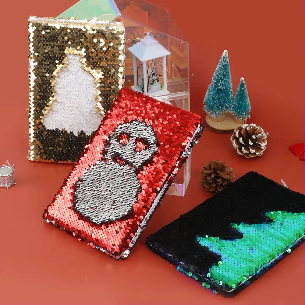 

DIY Flips Discoloration A5 Notebook Fashion Colorful Business Office Notepad Cute Sequins Series Notebooks School Supplies