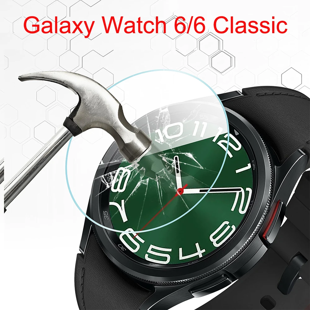 

Закаленное стекло для Samsung Galaxy Watch 6 40 мм 44 мм, прозрачная гидравлическая защитная пленка HD для часов 6, классические аксессуары 43/47 мм
