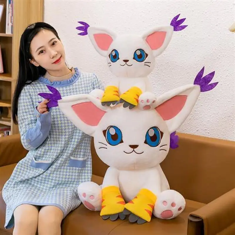 Hot Anime Digital Monster Cartoon Peluche Bambole Giocattolo Tailmon Gatomon Bambola Morbidi Animali Di Peluche Kawaii Room Decor Simpatico Regalo Di 