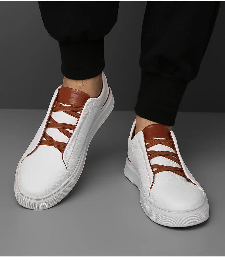 Men' Caual Shoe Four-eaon Style Flat Heel Low-top Round Toe Multi-color Deign New High-quality Comfortable_vogvips.com