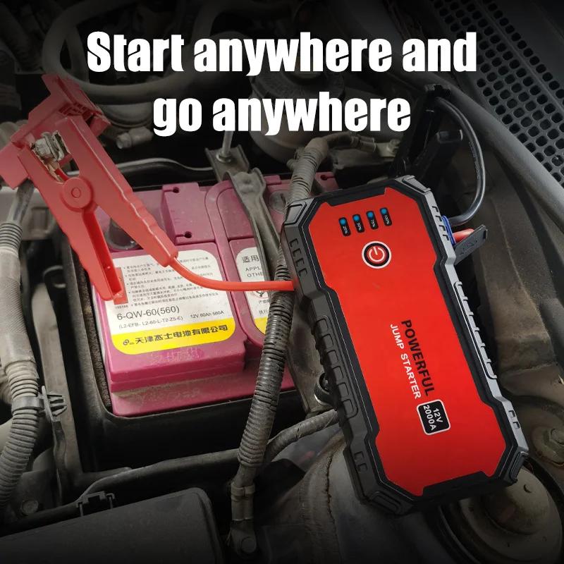 S901 20000mAh Jump Starter 12V Portable Power Bank External Battery 2000A Starting Device Car Battery Starter Booster