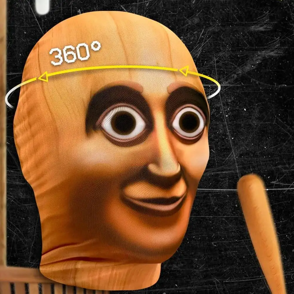 Maschera Balaclava Divertente Stampata in 3D con Effetto Visivo Realistico per Cosplay, Halloween e Feste a Tema - immagine 6