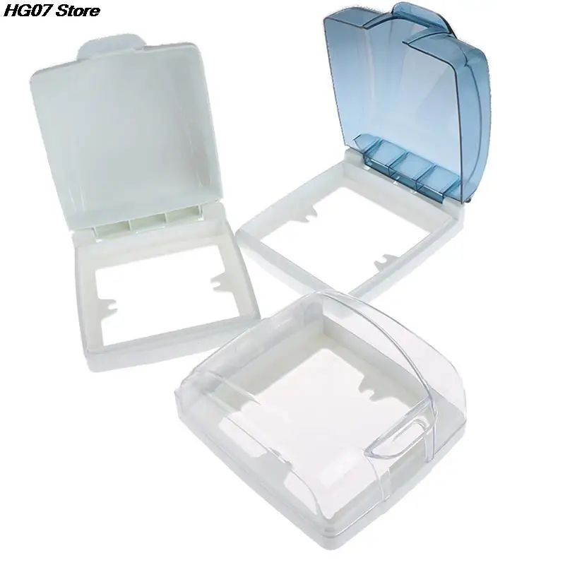 Socket protection cover 86Type Plastic Wall Switch Waterproof Cover Box Light Panel Socket Doorbell Flip Cap Cover