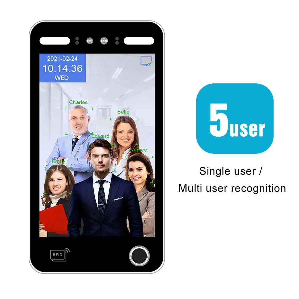 턴스타일 출입 통제 얼굴 인식 장치 생체 지문 무선 출입 통제 시스템 얼굴 인식