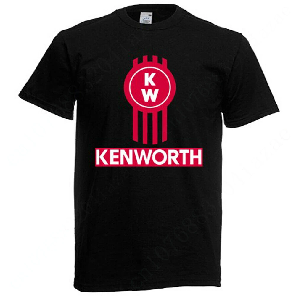 

Футболки Kenworth в стиле аниме, футболка оверсайз в стиле Харадзюку, Однотонная футболка с коротким рукавом, одежда унисекс, Повседневная футболка для мужчин и женщин