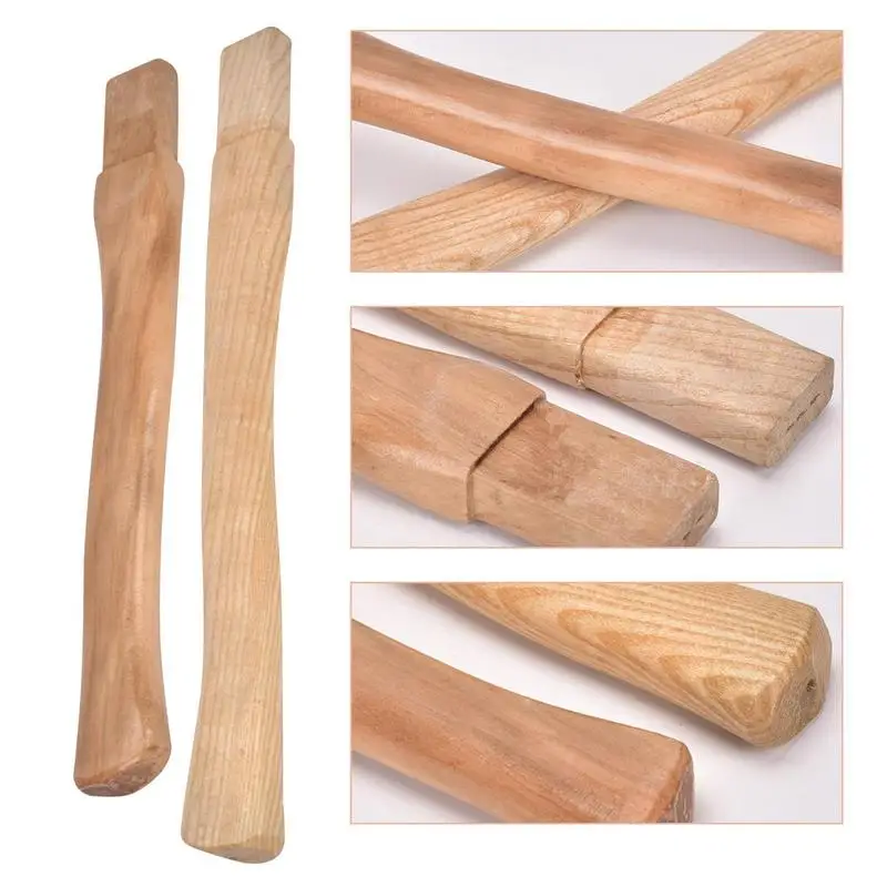 1pc Handlereplacement Wood Woodencamp Durable Axe Handle Hatchet Camping Single Watlcutting Home Farm Garden Axe Hammer Tools 5