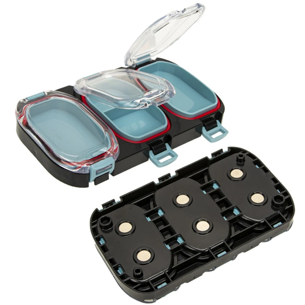 Magnetic Fishing Accessories Box Waterproof Fishing Hook Accessories Storage Box Outdoor Fishing Box