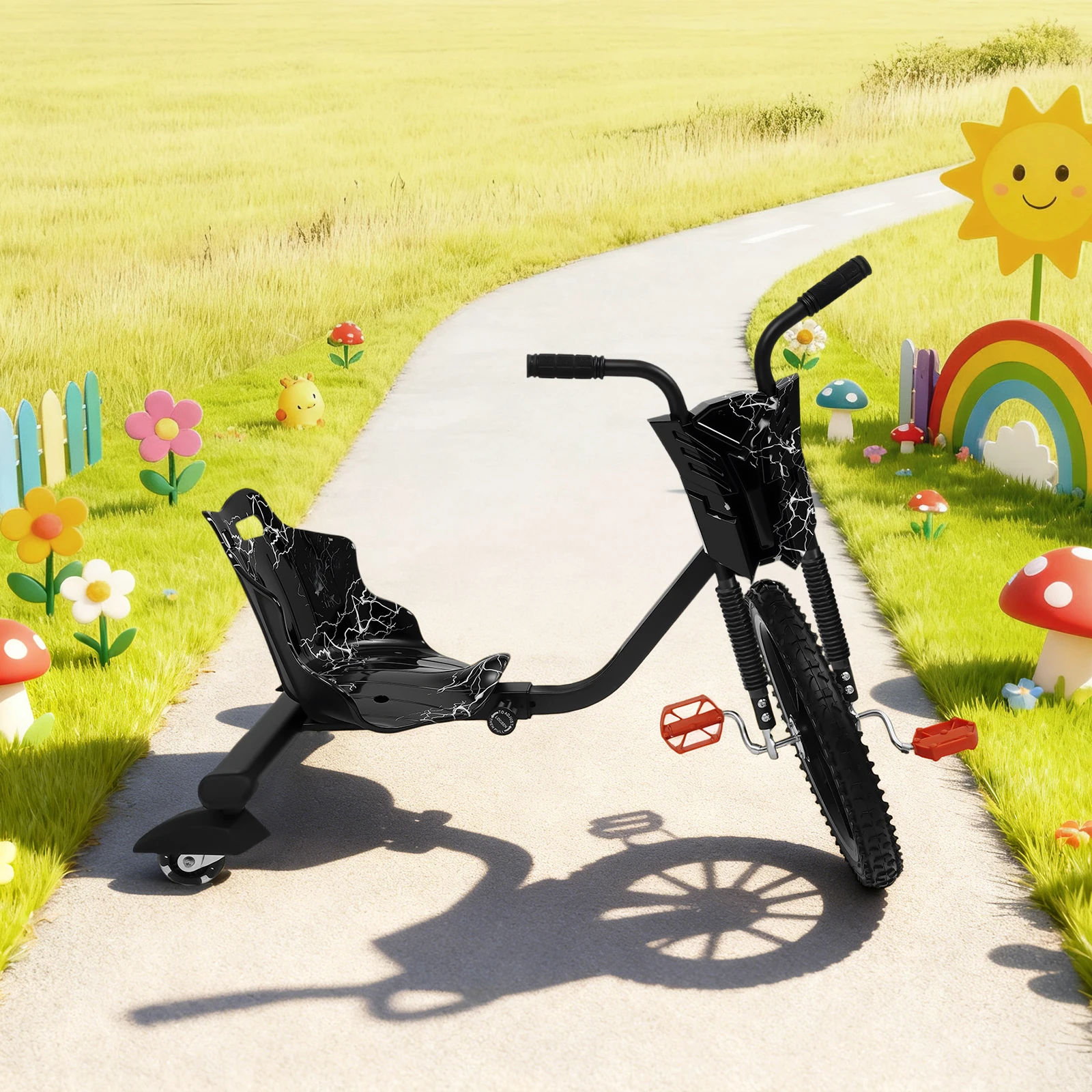 Black Foot Drifting Car Kinder-Laufband, Laufband-Dreirad für Kinder ab 6 Jahren, Laufband für Kinder ab 6 Jahren – Detail 7