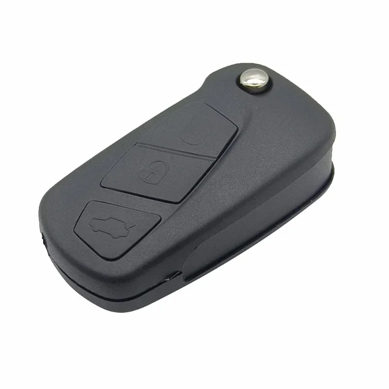 Cocolockey Folding Key Case Shell Fob – 3-Button Remote Flip Car Key Cover Replacement