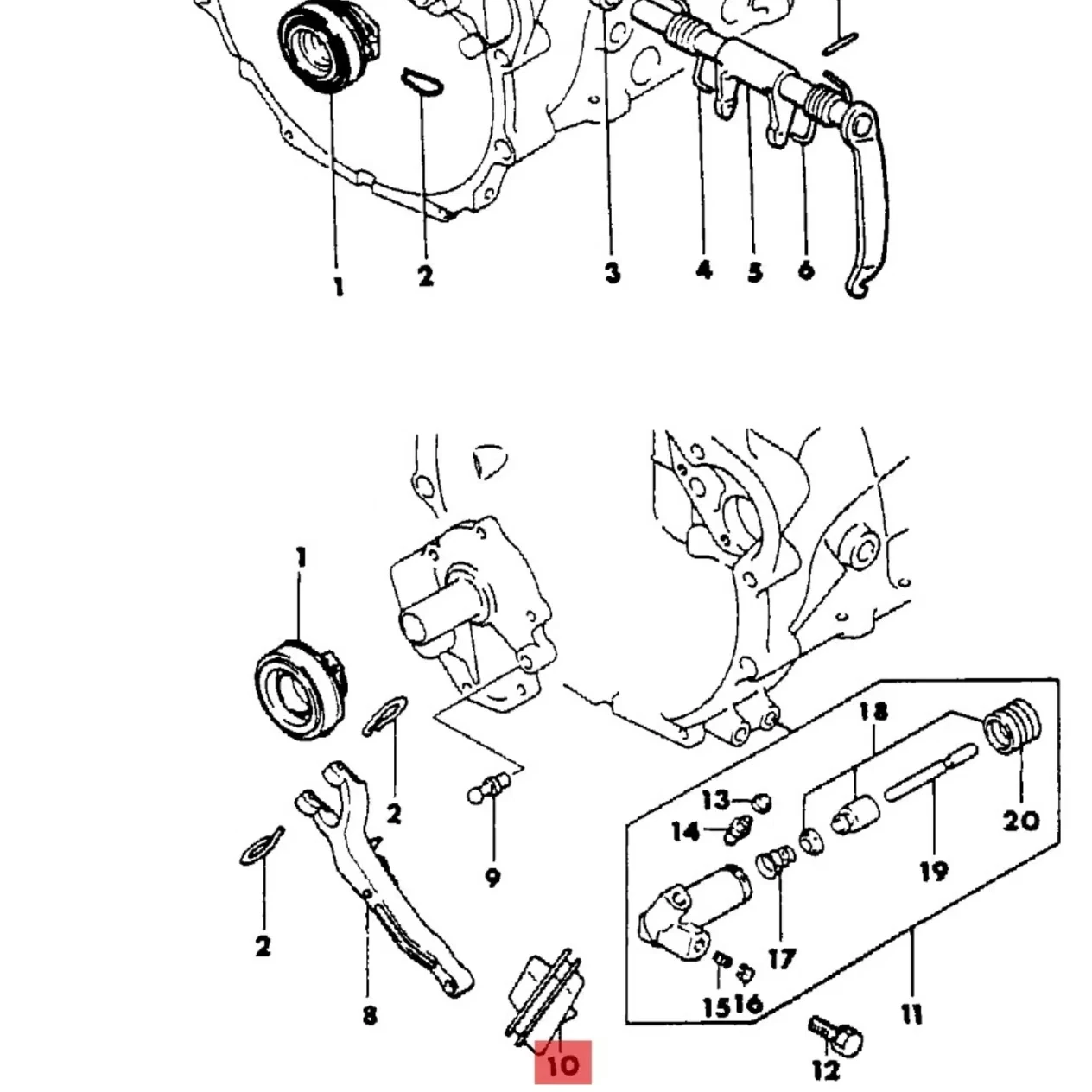 Clutch Release Fork Dust Cover Boot MD703280 For Mitsubishi L200 L300 L4000 Triton MK 2.8 4M40
