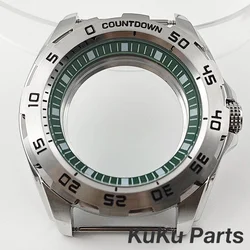Enhanced Mechanical Watch Case Ring for 44MM - Precision Crafted Accessory (Green)