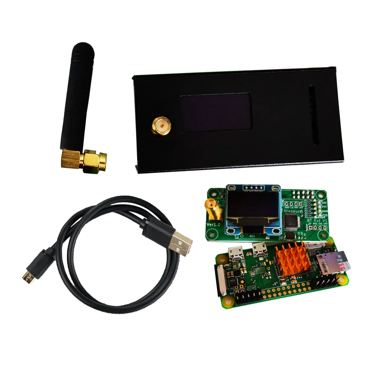 Mmdvm Hotspot Wifi Modem Vocale Digitale Dmr Hotspot Raspberry Pi Oled Vhf/Uhf Supporto Antenna Aggiornamento Online Tcxo Di Alta Qualità