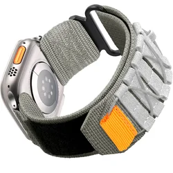 Premium Nylon Tactical Sport Band Strap - Series 10 46mm (02 - Grey)