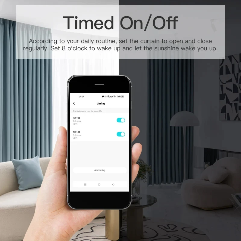 WiFI Tuya Smart Electric Curtain Motor Roman 3