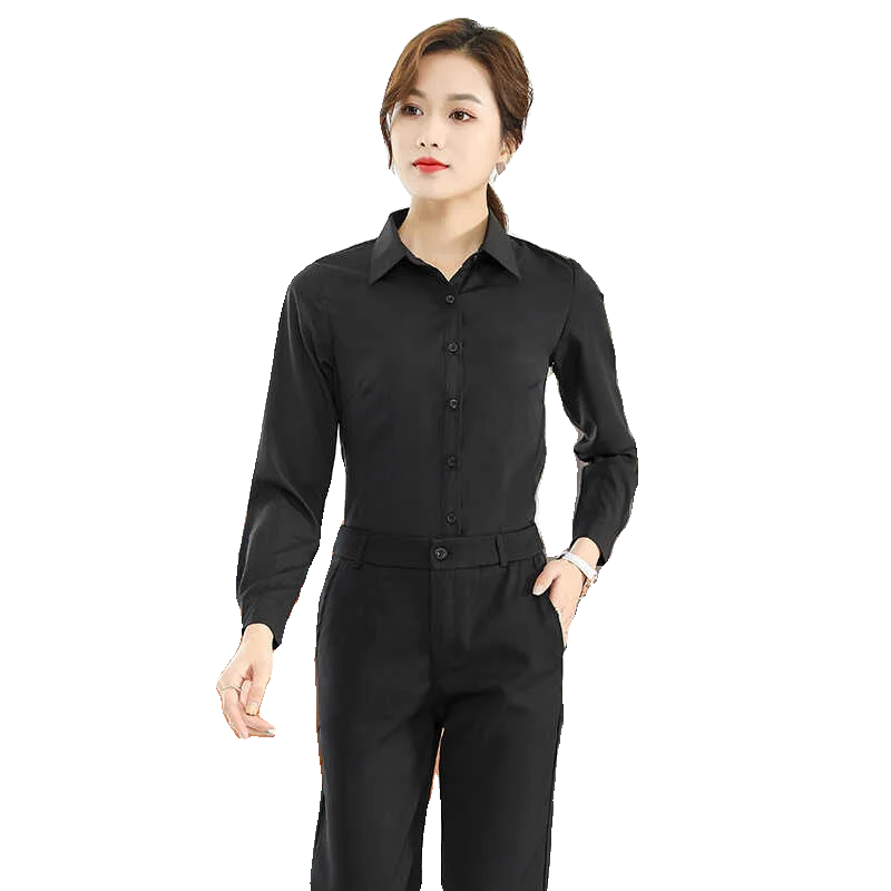 Formal Dress Women Shirt Long Sleeve Blouse New Black Shirt Women Tops 2024 Fashion Women Clothing Basic White Shirts OL Blouses Best Sellers In Women's Clothing