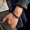 M Ö Bius Ring Adjustable Bangles Silver Plated High End Male Personalized Retro Cuff Bracelet Hip Hop Party Jewelry Gift 4