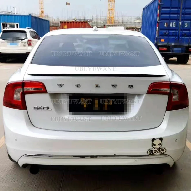 

Спойлер для VOLVO S60 2014-2016, высококачественный задний спойлер из углеродного волокна для VOLVO S60