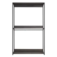 Monica 47" Farmhouse Wood Walk-in Closet Organizer - Rustic Gray Shelf 1