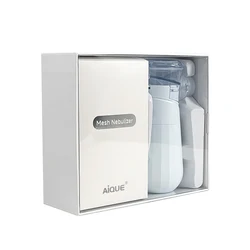 Compact Silent Steam Nebulizer for Adults and Kids - Portable Inhaler and Nasal Humidifier for Asthma Relief (Rechargeable - Blue)