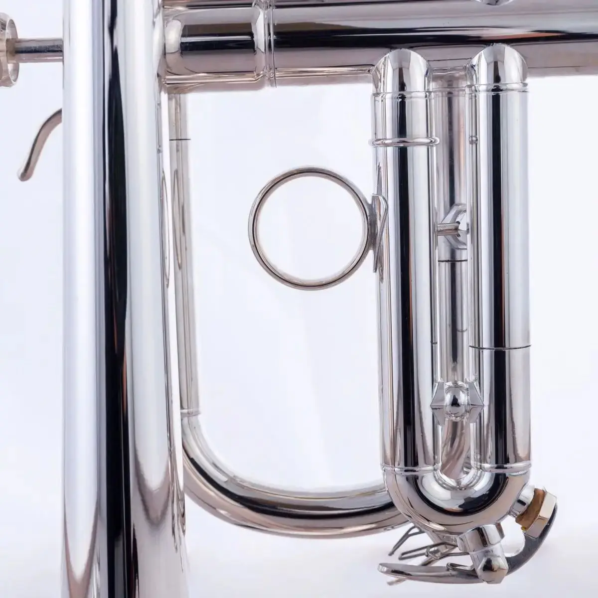 Silver drop E to D professional trumpet with two sets of sound-changing tubes can switch professional-grade tone Trumpet horn