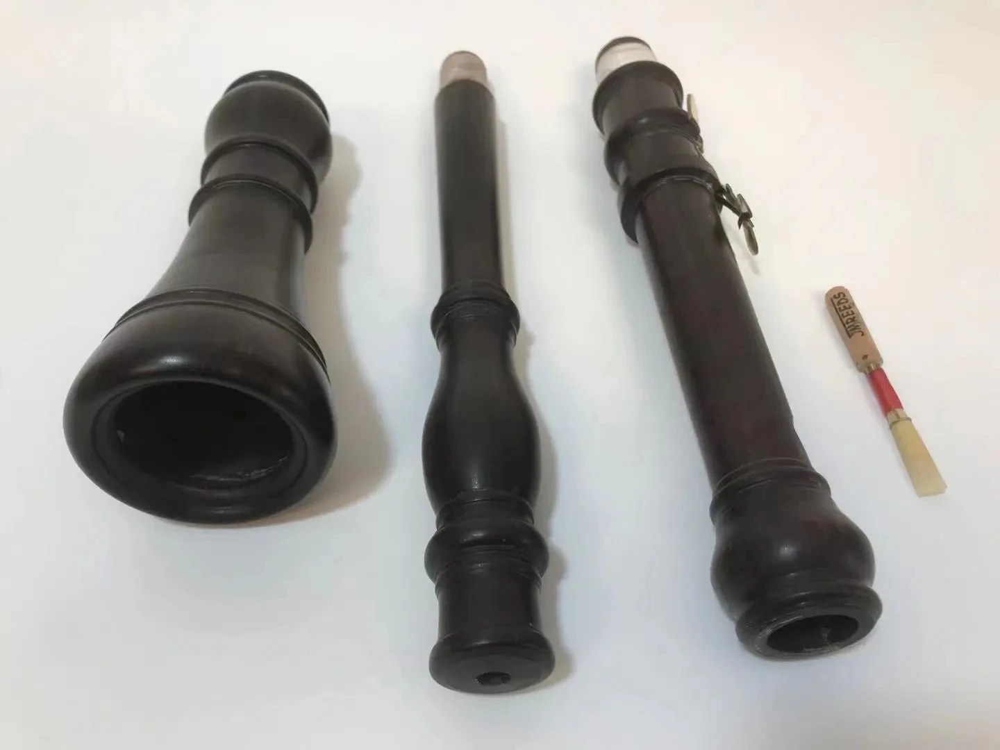 Professional German rosewood Baroque style Oboe A-415HZ, with Chanter Reed