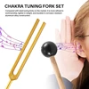 Tuning Fork Set - 9 Tuning Forks for Healing Chakra,Sound Therapy,Keep Body,Mind and Spirit in Perfect Harmony- Gold 4