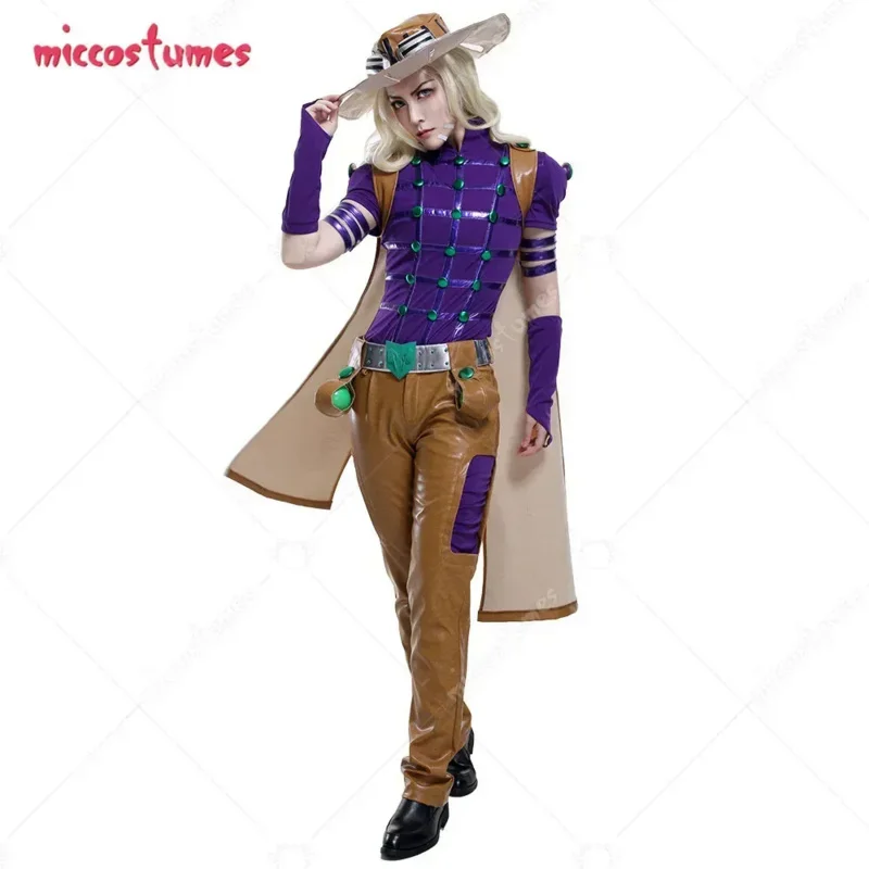 

Косплей-костюм Miccostumes унисекс, полный комплект с шапкой и плащом для Хэллоуина, косплей-костюм, косплей-костюм