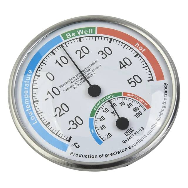 Thermomètre Analogique D'intérieur, Hygromètre, Humidité, Jauge De