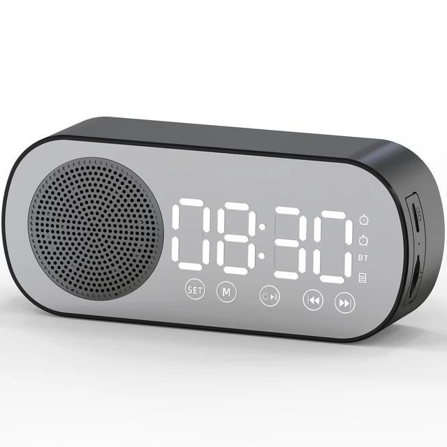 Radio despertador digital  Reloj despertador de radio digital Led - Led  Reloj despertador digital-Aliexpress