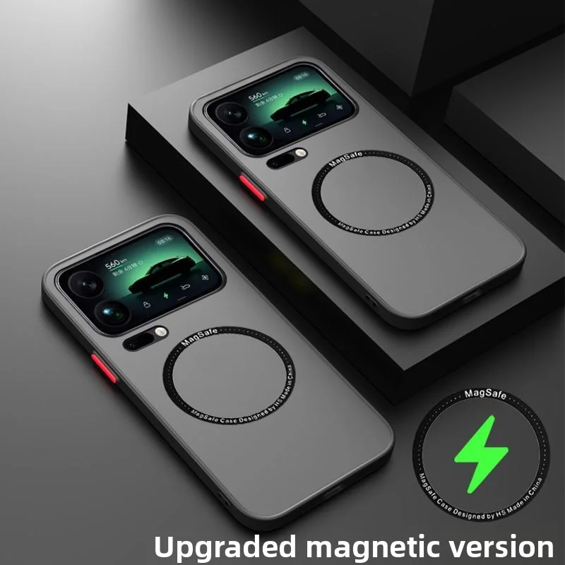 Sleek Matte Magnetic Protective Hard Shell Back Cover