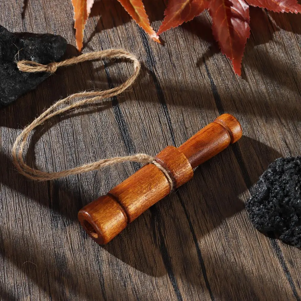 Wooden Duck Calls Whistle Lures for Hunting All Ducks Mallard Duck Commander to Call Duck Loud Realistic Sound Wood Call wooden duck calls