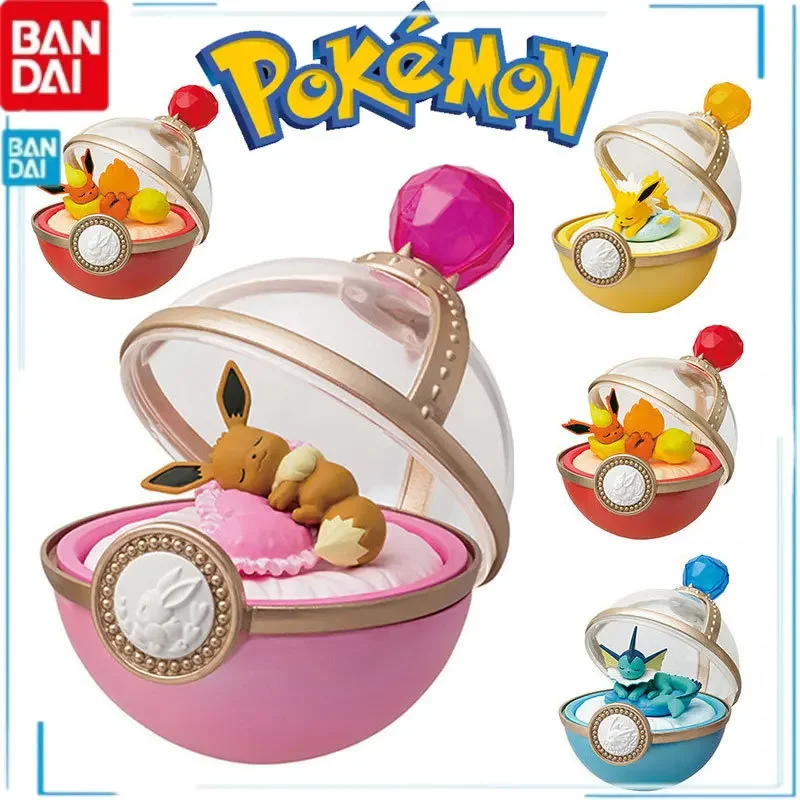 

Anime Pokemon Pikachu Sleep Elf Ball Gashapon Action Figures Model Trinket Anime Figures Collection Hobby Gifts Toys