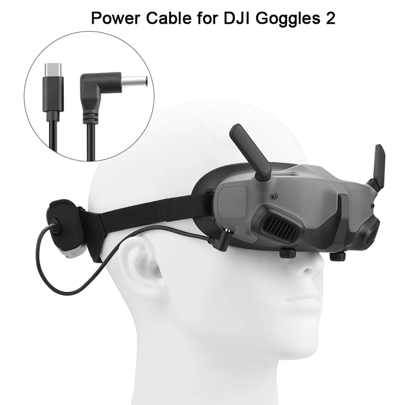 Cavo Di Alimentazione Per Occhiali Dji Avata 2 Flight Glass Linea Di Alimentazione Stabile Per Avata Drone Rc Quadricotteri Multirotori Accessori
