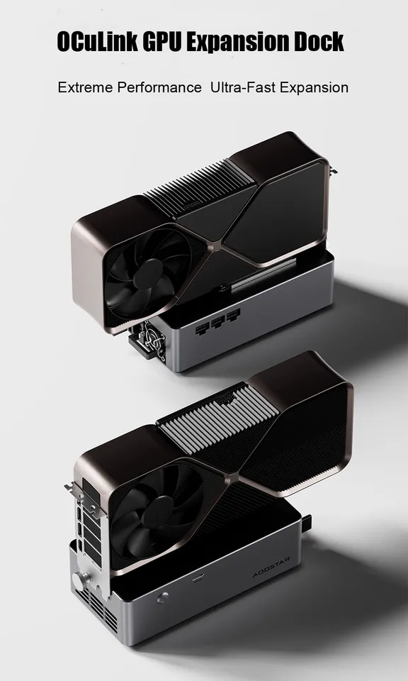 Aoostar AG01 EGPU（TGXインターフェース搭載、ホットスワップ対応